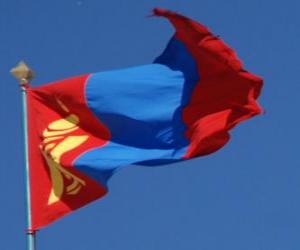 пазл Флаг Монголии